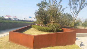罗湖耐候钢挡土墙